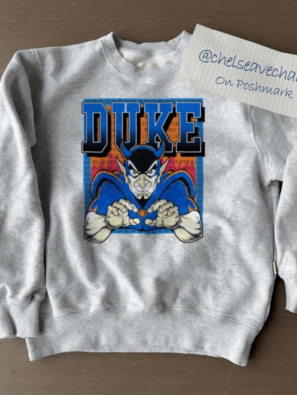 Vintage 90s Deadstock Duke Blue Devils Shirt, NCAA Duke Blue Devils Shirt Tee